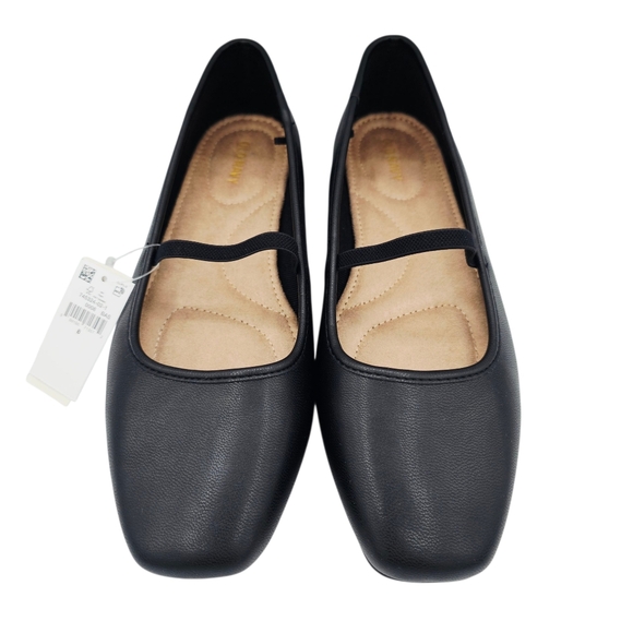 Old Navy #745324 Black Mary Jane Square-Toe Ballet Flats NWT - Picture 6 of 10
